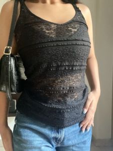 Lace Fitted Top