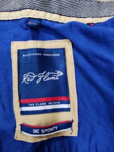 Red Flame Blue Shirt(Check The Price Online First)