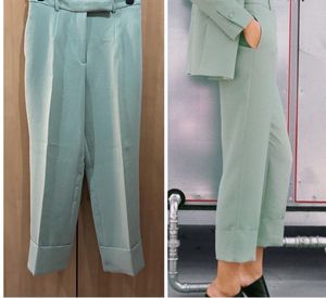 Zara Mink Green Trousers
