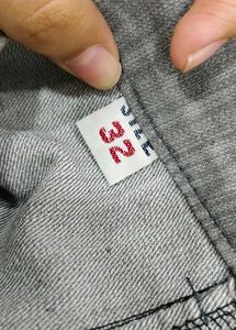 Gray Denim Jeans