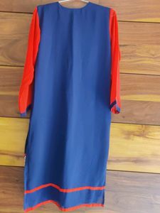 Beautiful Blue Embroidered Kurta