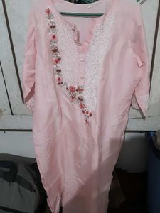 Pink Embroidered Salwar Kameez