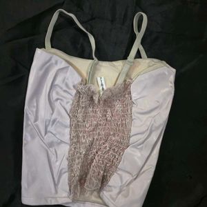 pink Corset Top padded