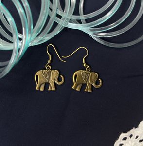 Rajasthani Elephant Earring 🦢