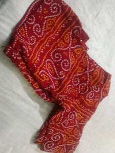 Red Bandhani Blouse