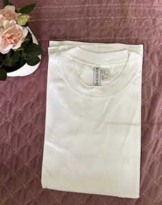 H&M White T-Shirt - Size - 36 Bust
