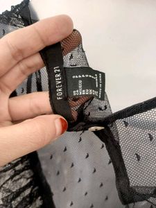 Elegant Black Lace Top