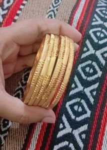 Golden Bangle Set