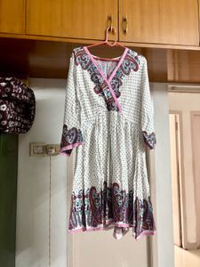 “Zudio” Paisley Retro Fusion Flare Dress
