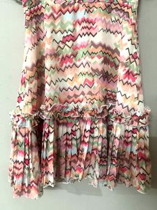 Patterned Mini Dress