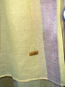 AURELIA Yellow Cotton Dupatta