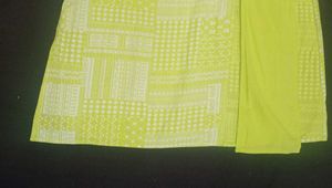 SRISHTI Neon Green Bohemian Printed Straight-S
