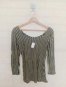 Striped Long Sleeve Top