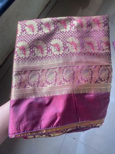 Elegant Maroon Saree