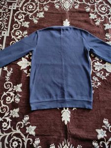 Blue Casual Sweatshirt