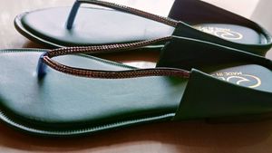Olive Green Flats