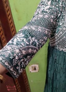 Elegant Green Ethnic Gown