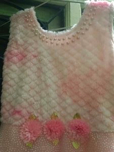 Pink Fuzzy Dress