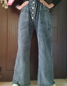 Charcoal Flared Pant Girls