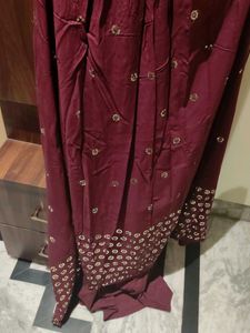 Maroon Skirt