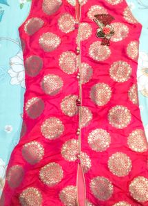 Festive Pink &amp; Gold Indian Top (Size 36)