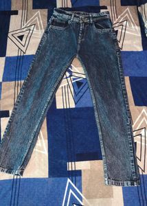Vintage Wash Denim Jeans