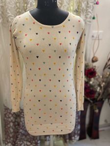 Heart Print Top