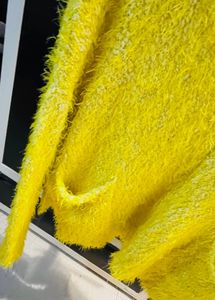 💛Super Soft Fuzzy Yellow Cardigan 💛