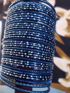 Beautiful Blue Bangles