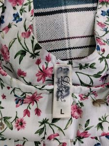 Floral Tie-Back Top