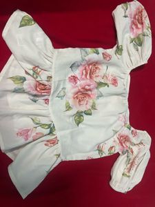 sassafras Floral Print Top