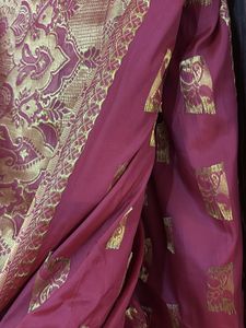 Pink Silk Saree