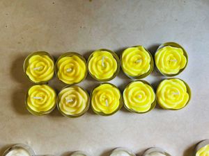 Rose Candles For Diwali