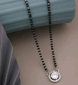 Silver Diamond Mangalsutra