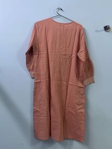 Dusty Rose Embroidered Dress