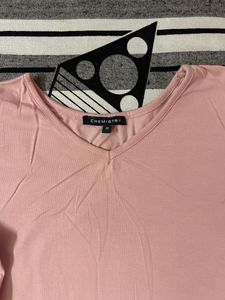 V Neck Plain T Shirt