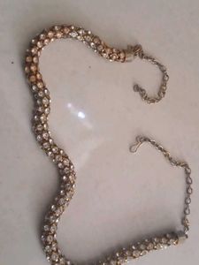 Sparkling Gold-Tone Necklace