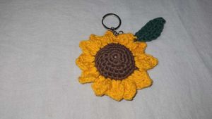 Sunflower Keychain