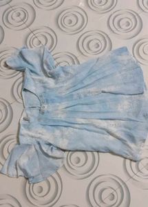 Light Blue Flowy Top