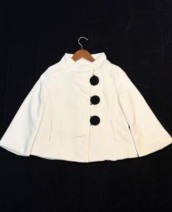 White Cropped Jacket