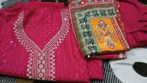 New Design Full Work Duptta Set Fabric