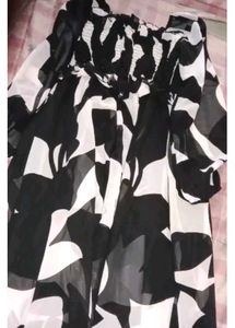 Black And White Gown