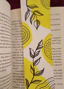 Handmade Bookmarks - Art Designs( Set of 5)