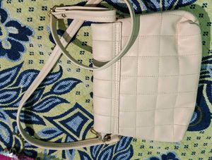Beautiful Beige Colour Sling Bag For Women