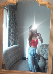 Red Corset Top