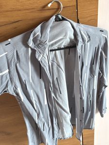 Striped Button-Down Shirt