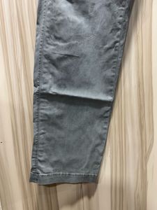 Stone Island Grey Straight Fit Easy Pants