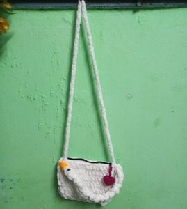 Crochet Goose Handbag 🤍