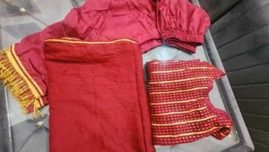 Maroon Sequence 3piece Suit