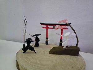 Samurai Statue Decor